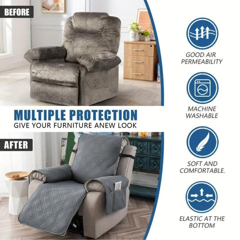 Premium Waterproof Recliner Slipcover - onlinemegasale.com