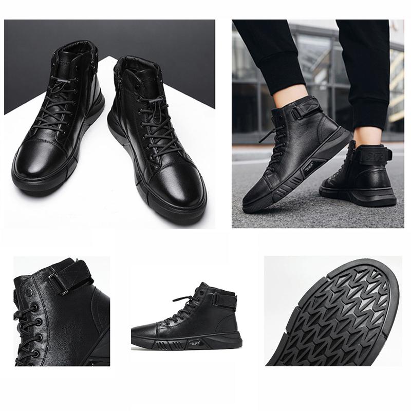Alvize™ - Men's Leather Shoes - onlinemegasale.com