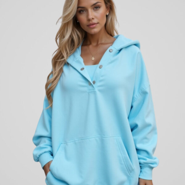 Delilah™ - Oversized Snap-Fit Hoodie