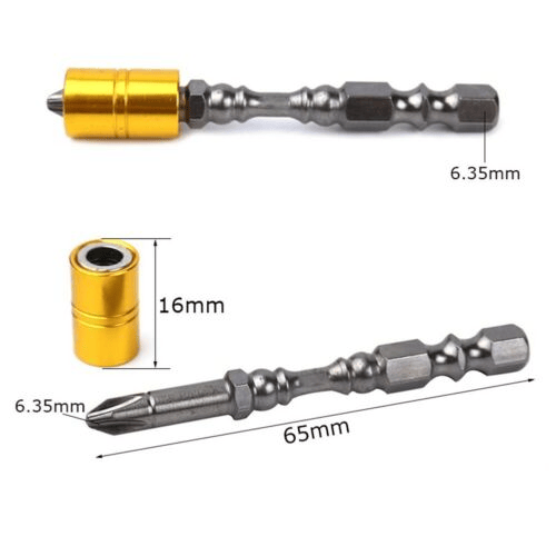5 Pcs Set Strong Magnetic Screwdriver Bits - onlinemegasale.com