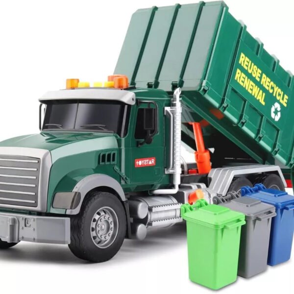 Garbage Truck, Construction Vehicles & Fire Trucks (Sanitation Truck)