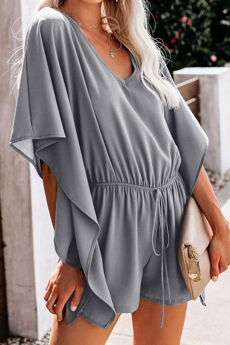 1615285340720115 Chic and Trendy Women's V-Neck Loose-Fit Jumpsuit - onlinemegasale.com