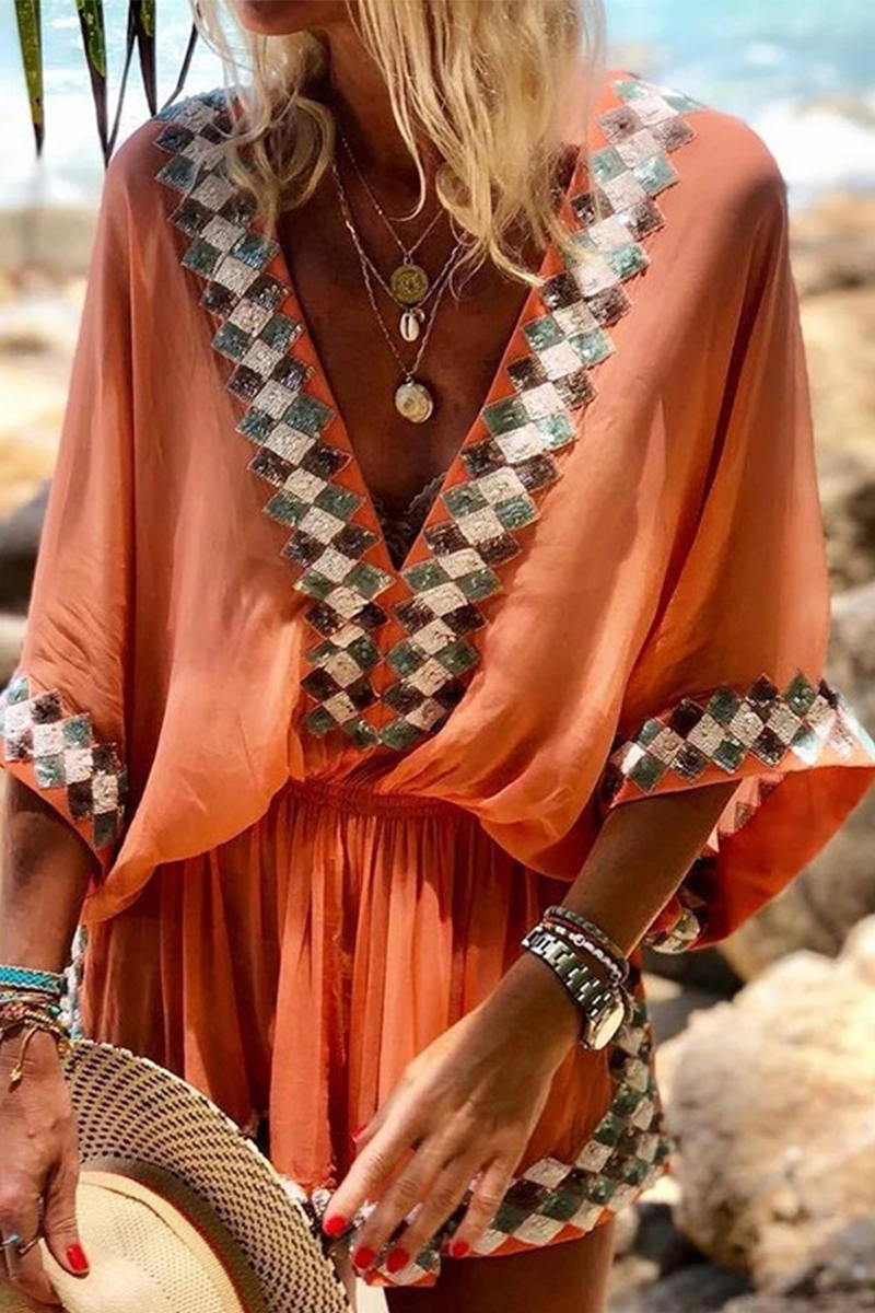 1655345766642408-1 Chic and Relaxed Women's V-Neck Loose Jumpsuit for Ultimate Comfort - onlinemegasale.com