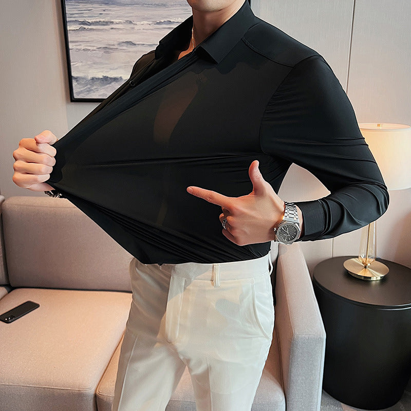 🔥2025 HOT SALE🔥Men's Wrinkle-Free Button-Down Shirt - onlinemegasale.com