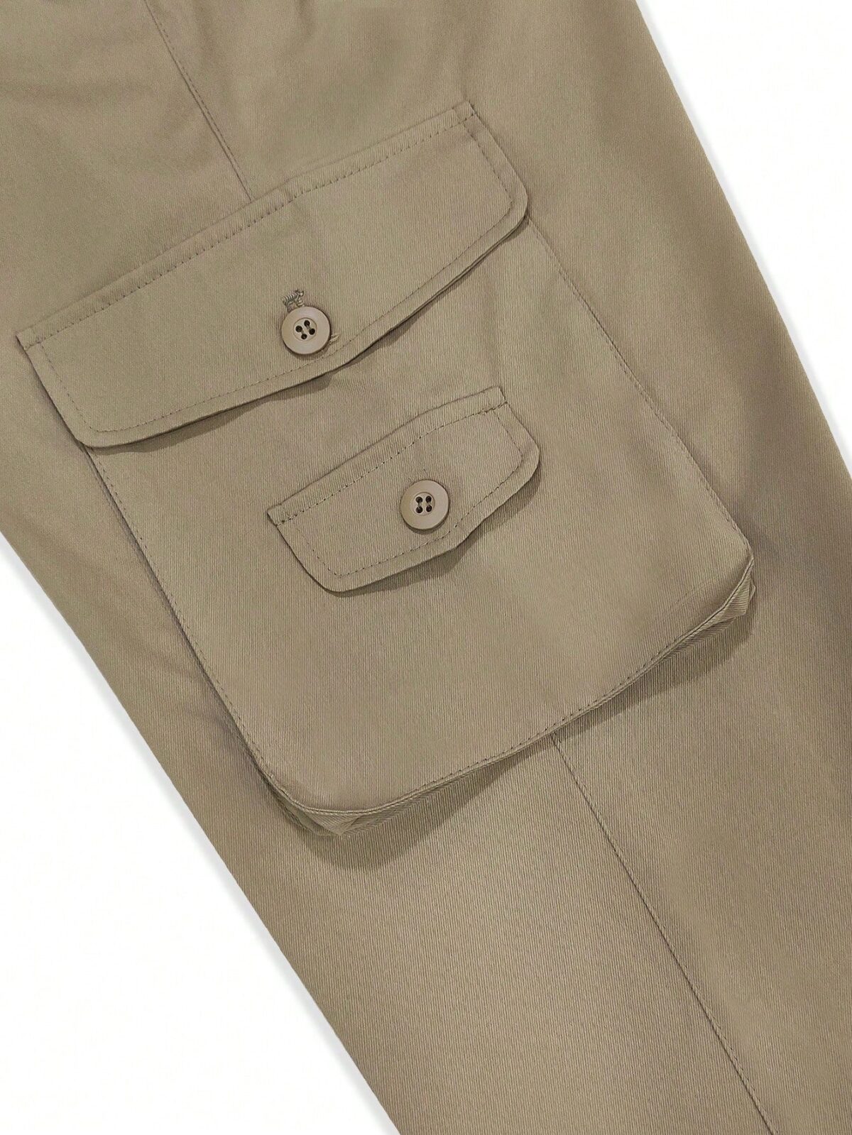 Manfinity Homme Men Flap Pocket Cargo Pants Without Belt Men's Convertible Hiking Pants - onlinemegasale.com