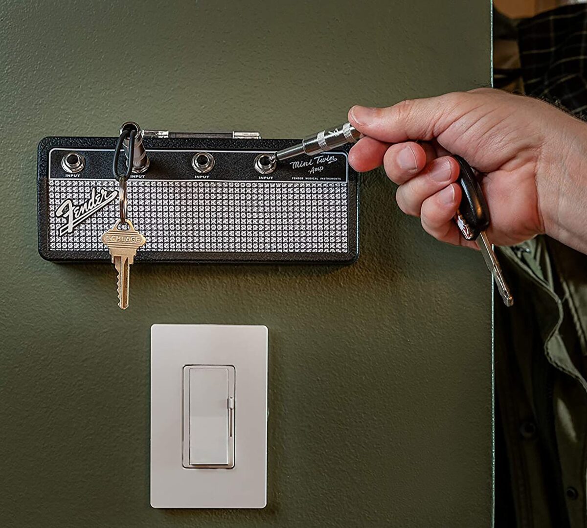 Musical Jack Rack Key Holder-Guitarist's Key Organizer - onlinemegasale.com