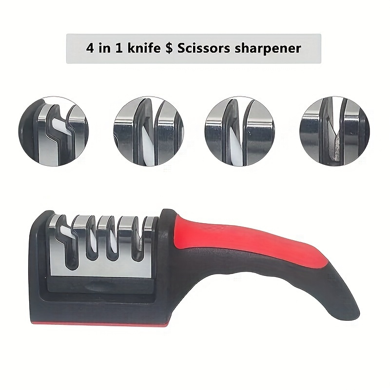 4-Stage Professional Knife Sharpener - onlinemegasale.com
