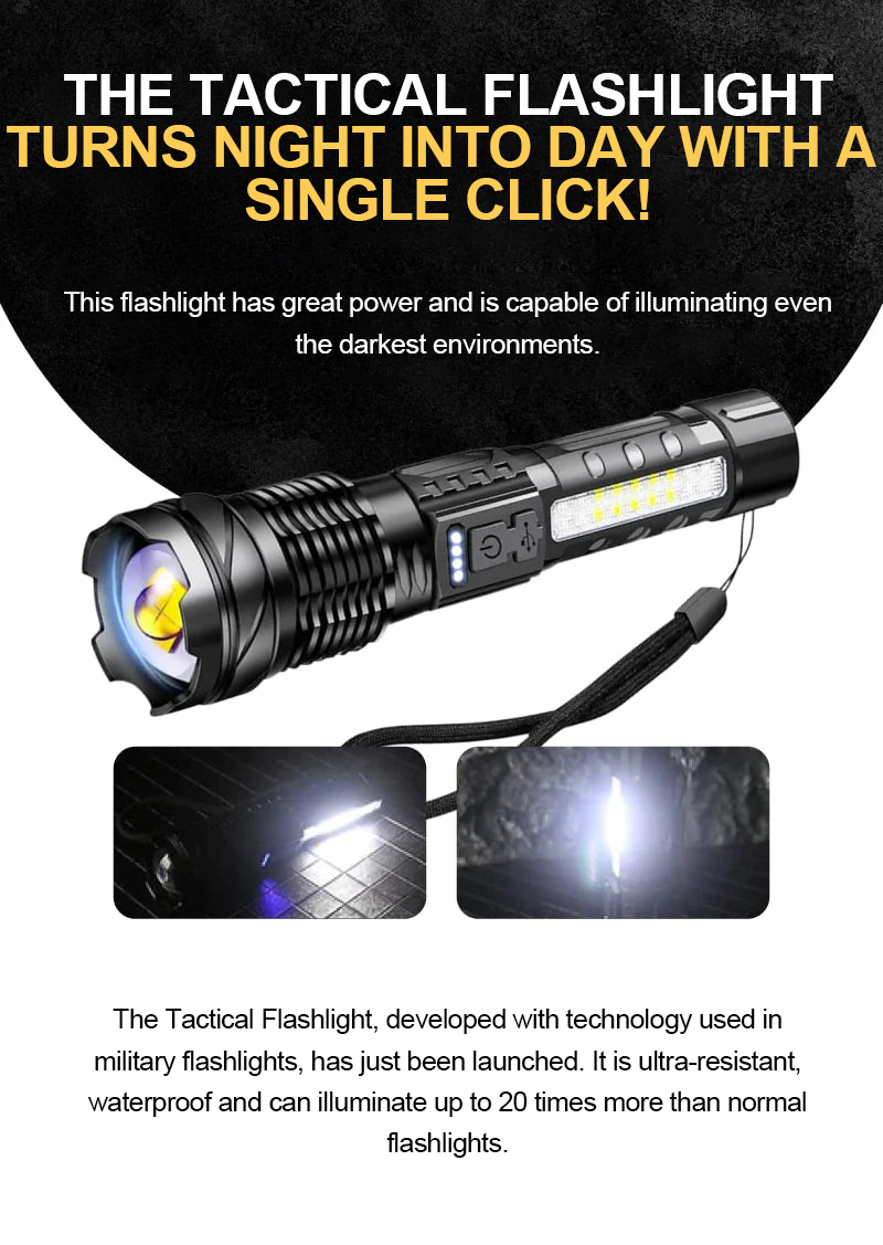 Tactical Flashlight - onlinemegasale.com