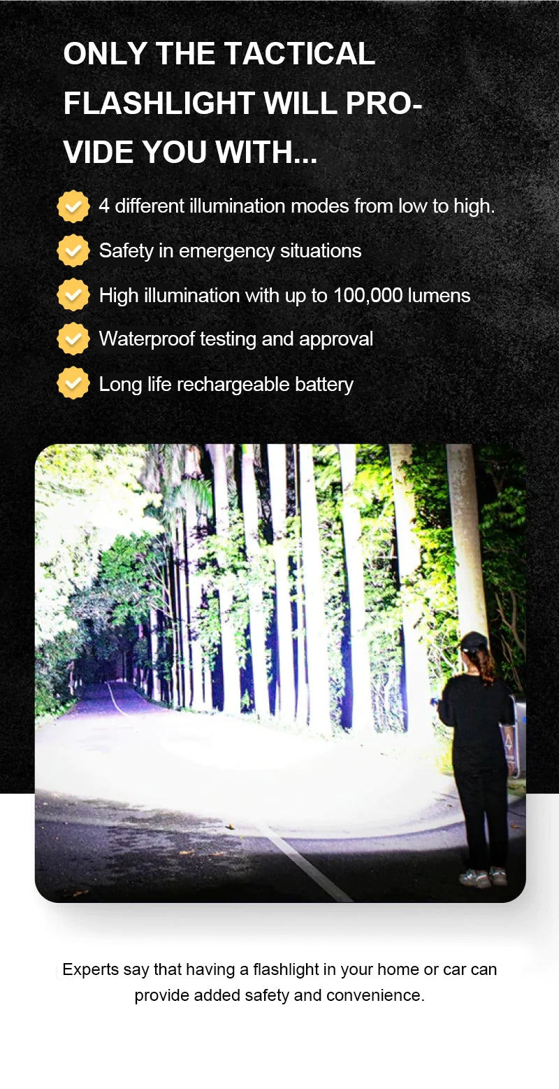 Tactical Flashlight - onlinemegasale.com