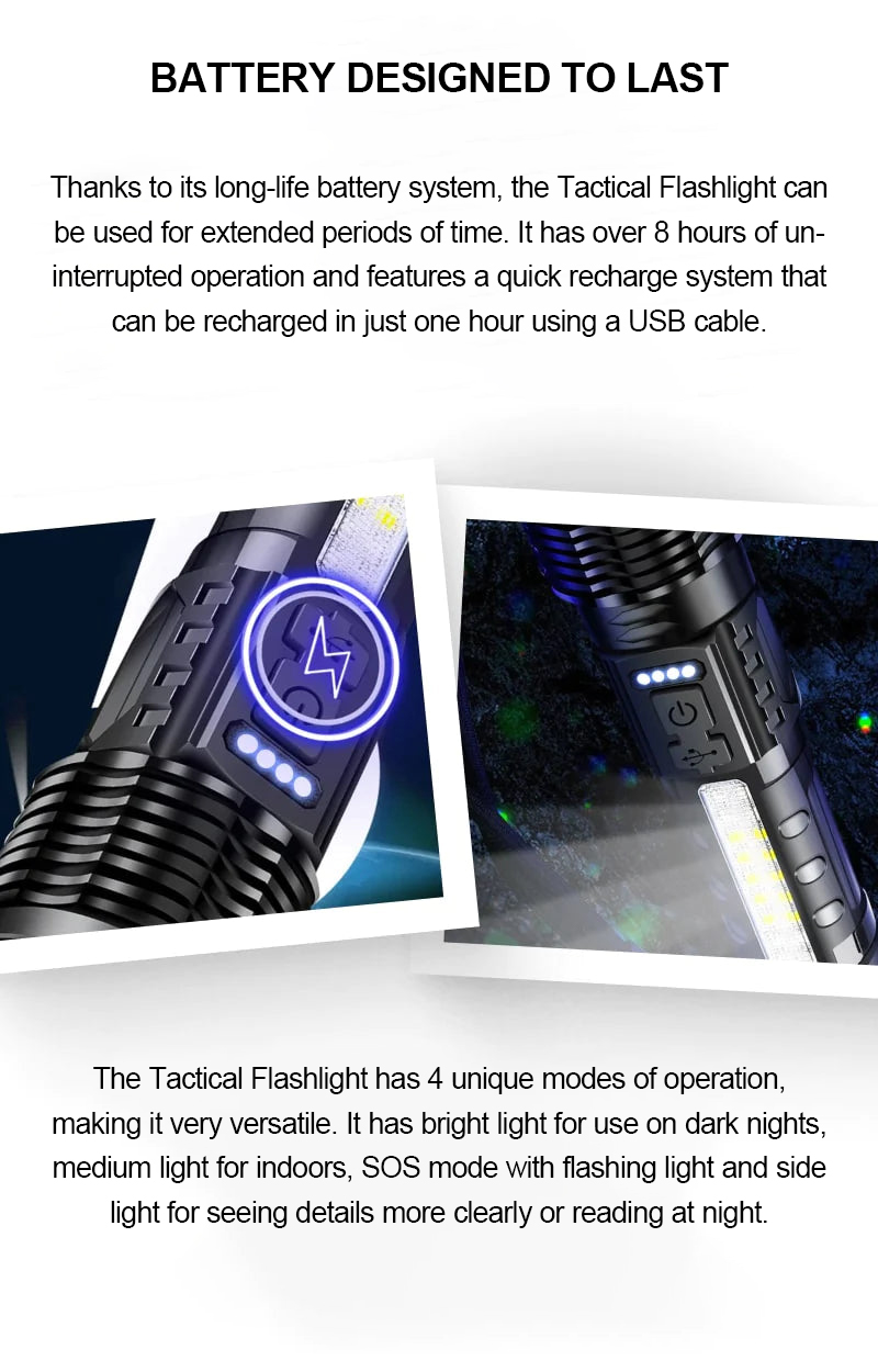 Tactical Flashlight - onlinemegasale.com