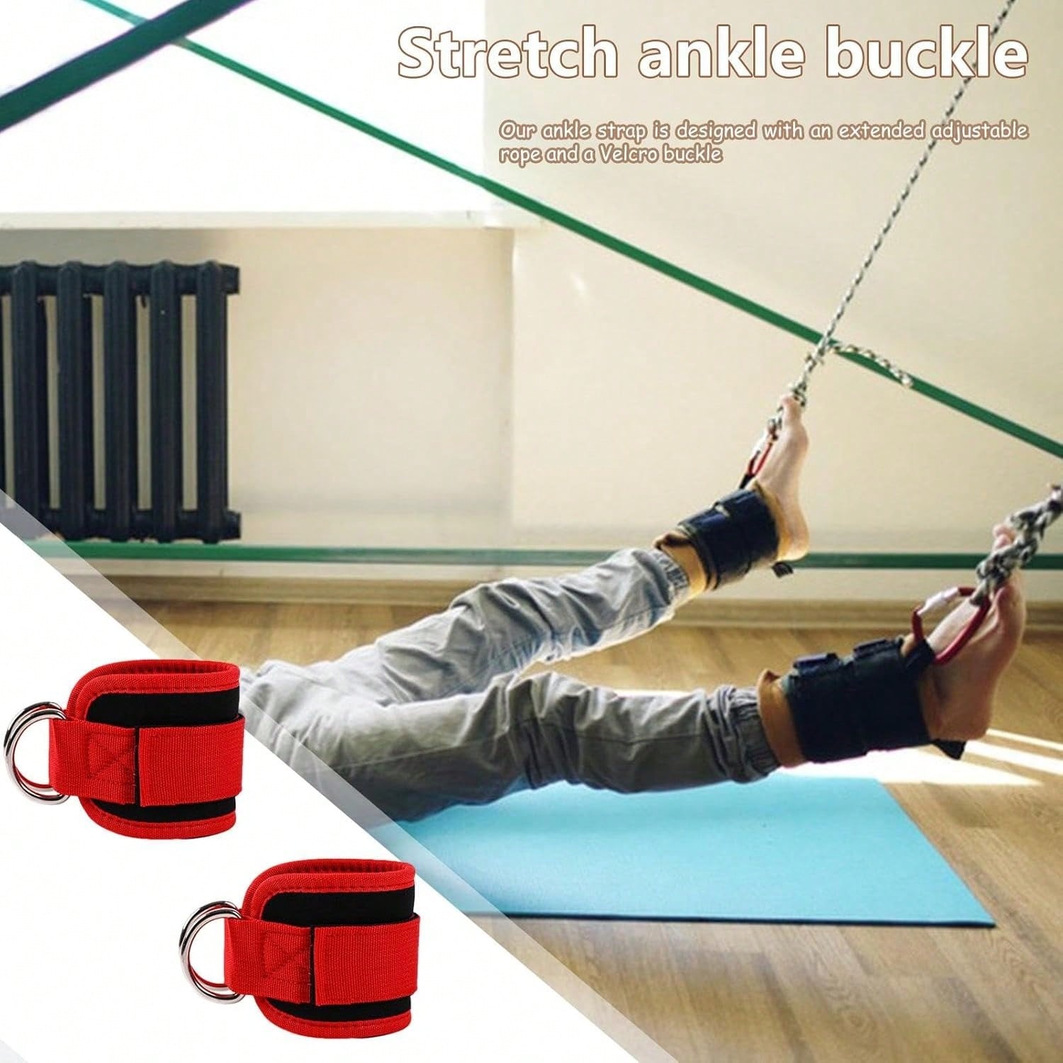Ankle Strap Taekwondo Leg Strength Training Sports Guard Resistance Band Ankle Cuffs Dumbbell - onlinemegasale.com