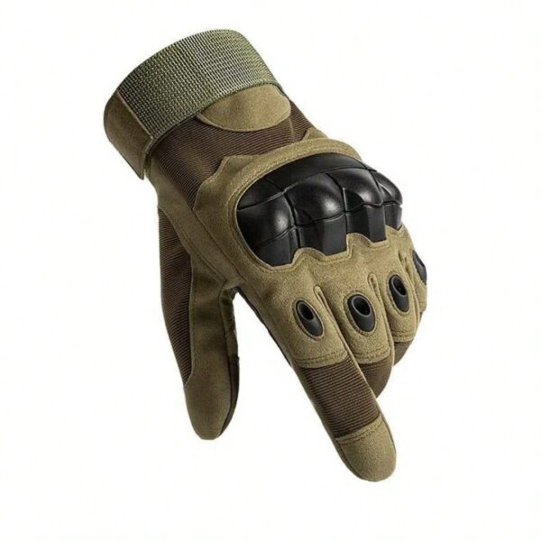 Tactical Gloves For Men, Full Finger Cycling Soft Shell Armor Gloves, Four-Season Combat Anti-Abrasion Long Finger Gloves