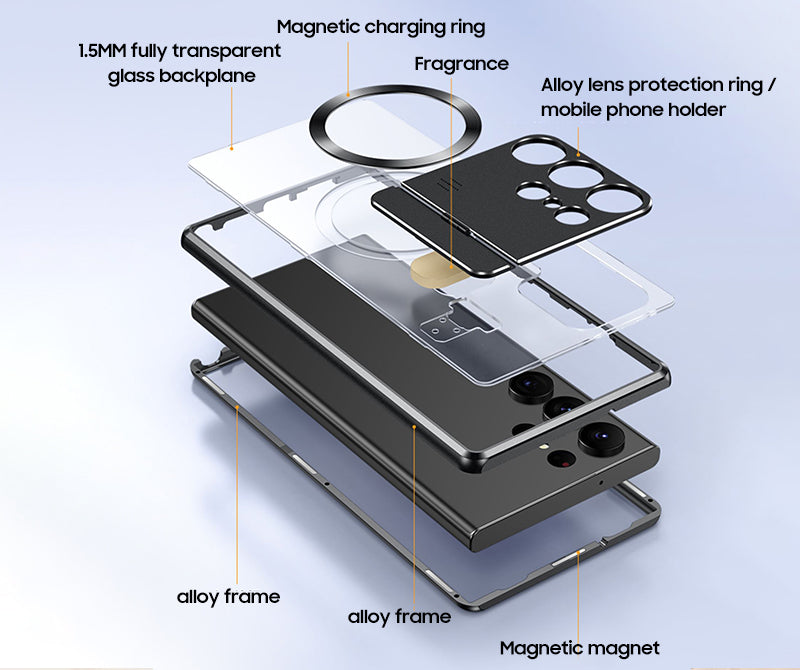 Samsung Magsafe Series | Holder Goggles Magsafe Metal Phone Case - onlinemegasale.com