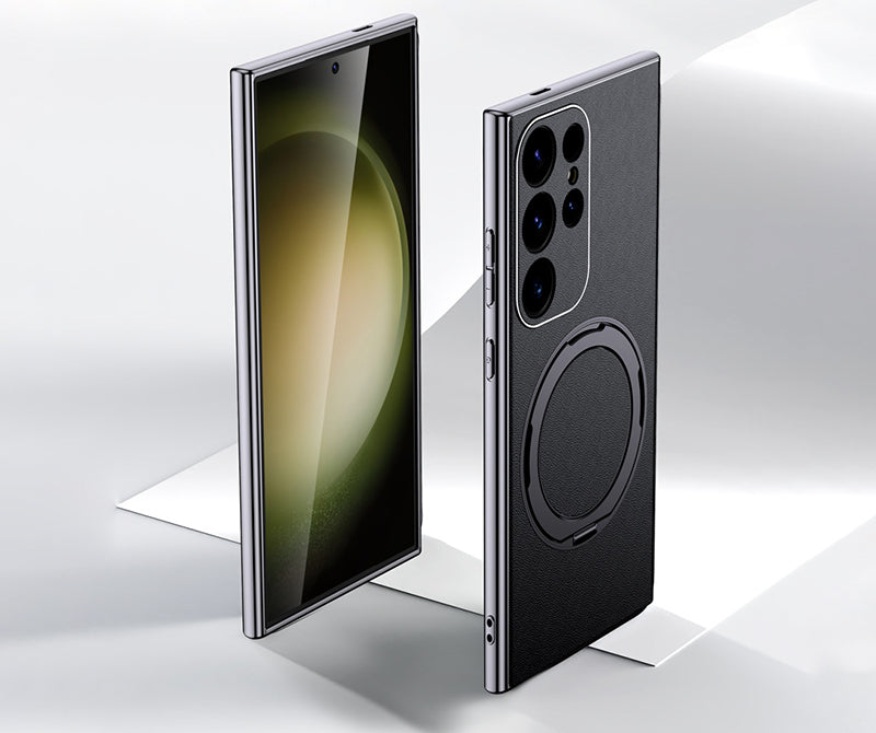 Samsung MagSafe Series | Integrated Magnetic Ring Mobile Phone Case - onlinemegasale.com