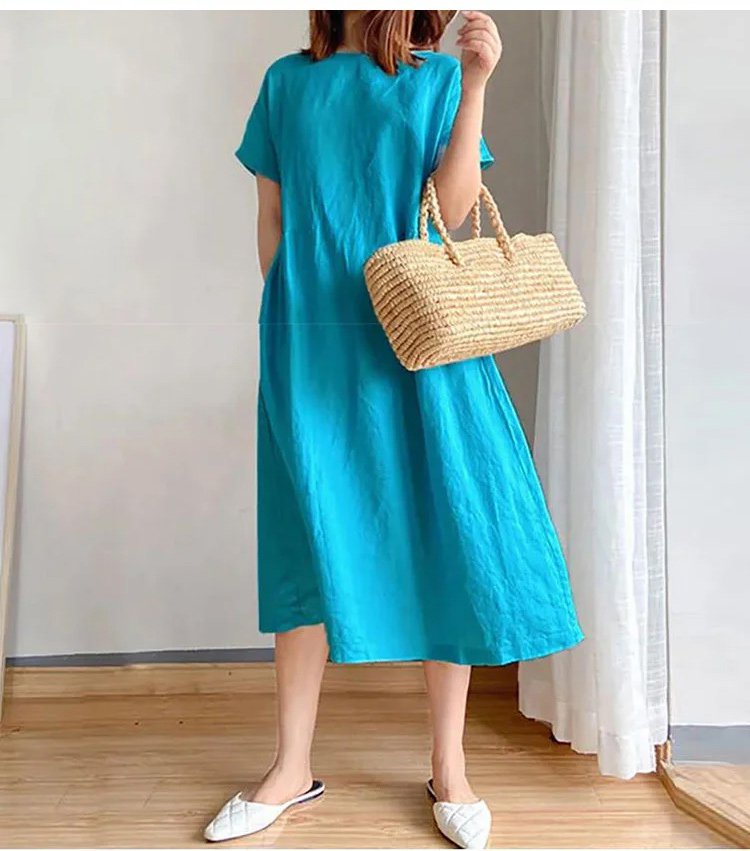 1624352812994065.jpg 🔥HOT SALE🔥 Japanese Style Linen Cotton Dress(50%OFF) - onlinemegasale.com