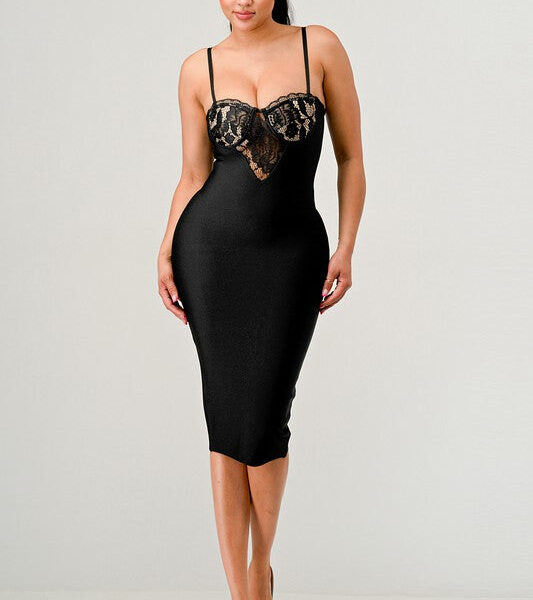 Festive Flair Midi Dress for Cocktail Evenings