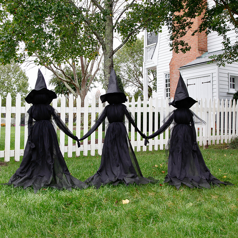 🎃Halloween's hottest items - Lighted Halloween Witch Stakes - onlinemegasale.com