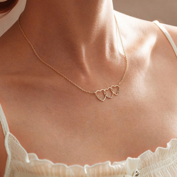 Personalized Heart Name Necklace