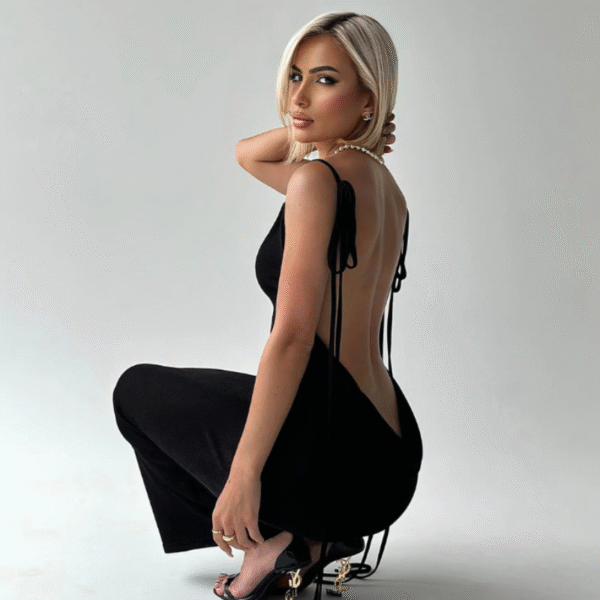 Genesis - Backless Maxi Dress