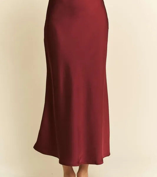 High Waist Midi Skirt