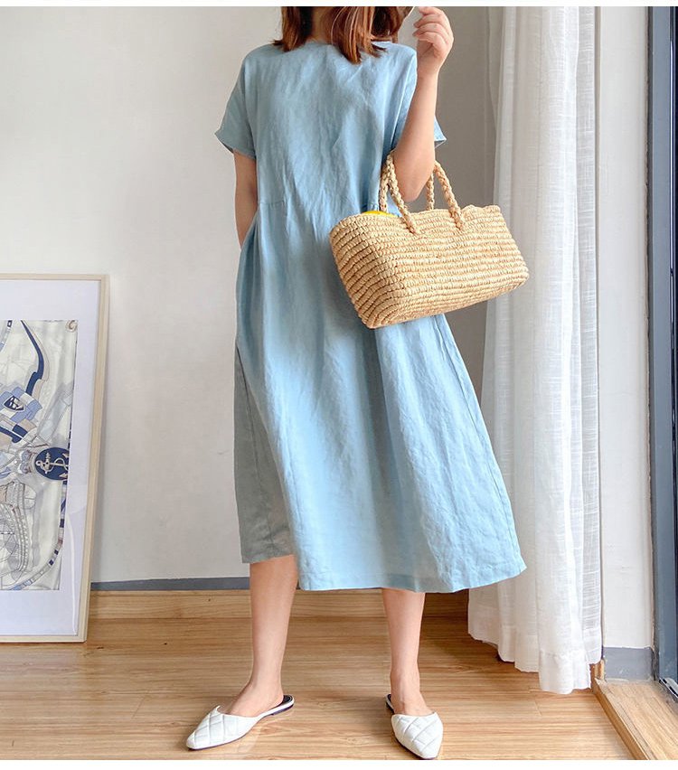 1624352812397117.jpg 🔥HOT SALE🔥 Japanese Style Linen Cotton Dress(50%OFF) - onlinemegasale.com