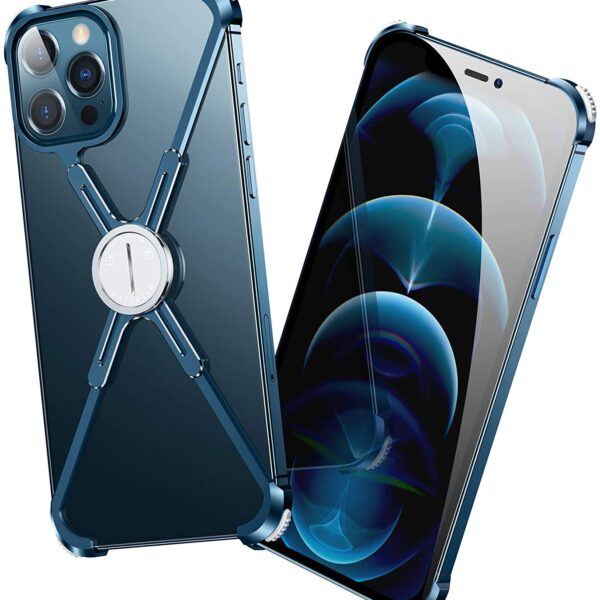 Premium Aluminium X Shape Bumper Frame Case for iPhone 13 Series