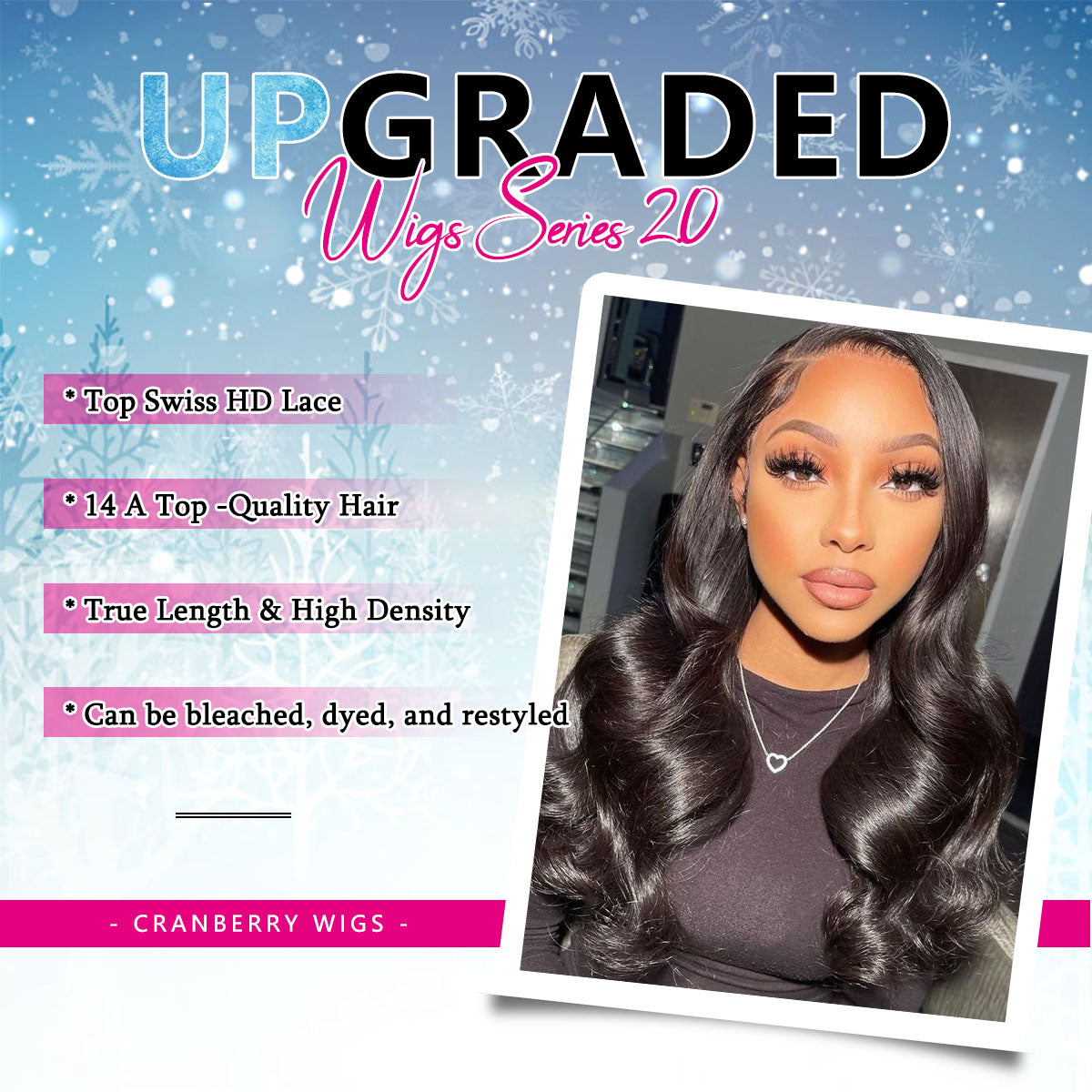 Cranberry 12A HD Lace Wig 4X4 Silky Straight Pre Plucked Virgin Hair 14-36 inches Long Transparent Wig - onlinemegasale.com Cranberry 12A HD Lace Wig 4X4 Silky Straight Pre Plucked Virgin Hair 14-36 inches Long Transparent Wig - onlinemegasale.com