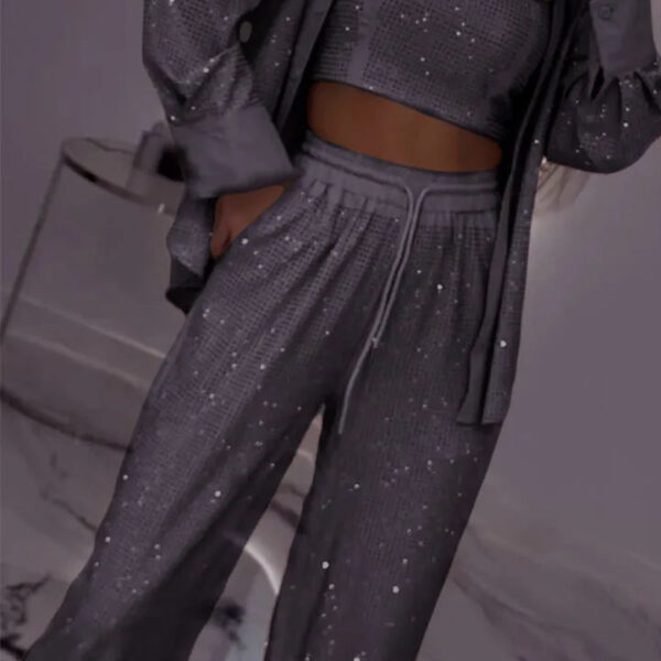 Haimi™ - Shiny Three-Piece Casual Suit