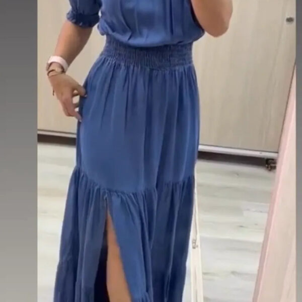 Abir™ - Long Denim Dress