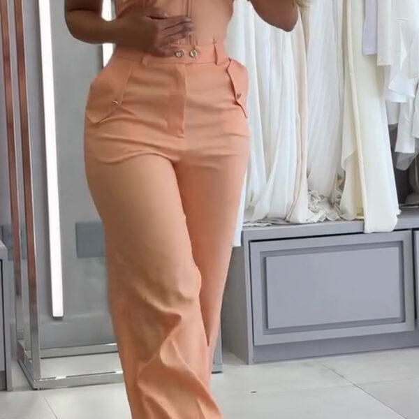 Natalia™ - Fashionable Outfit with Round Neck and Zipper