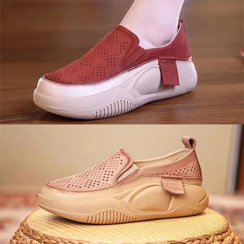 Women's Breathable Soft Sole Slip Shoes - onlinemegasale.com