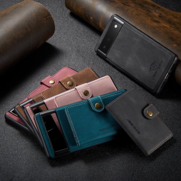 2 in 1 Magnetic Wallet Case For Google Pixel