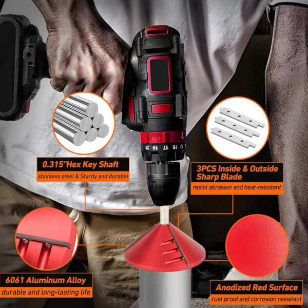 2-In-1 Internal & External Chamfer Tool