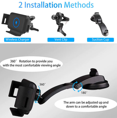 Folding -Car Wireless Chargers - onlinemegasale.com