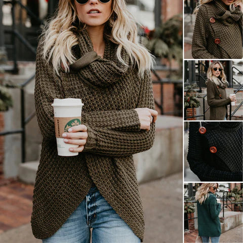 Laurene™ - Knitted Jumper with Elegant Seams - onlinemegasale.com