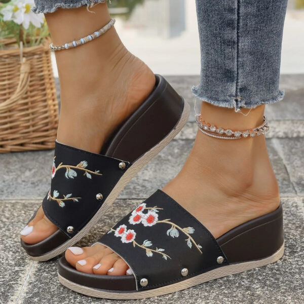 Open Toe Wedge Sandals