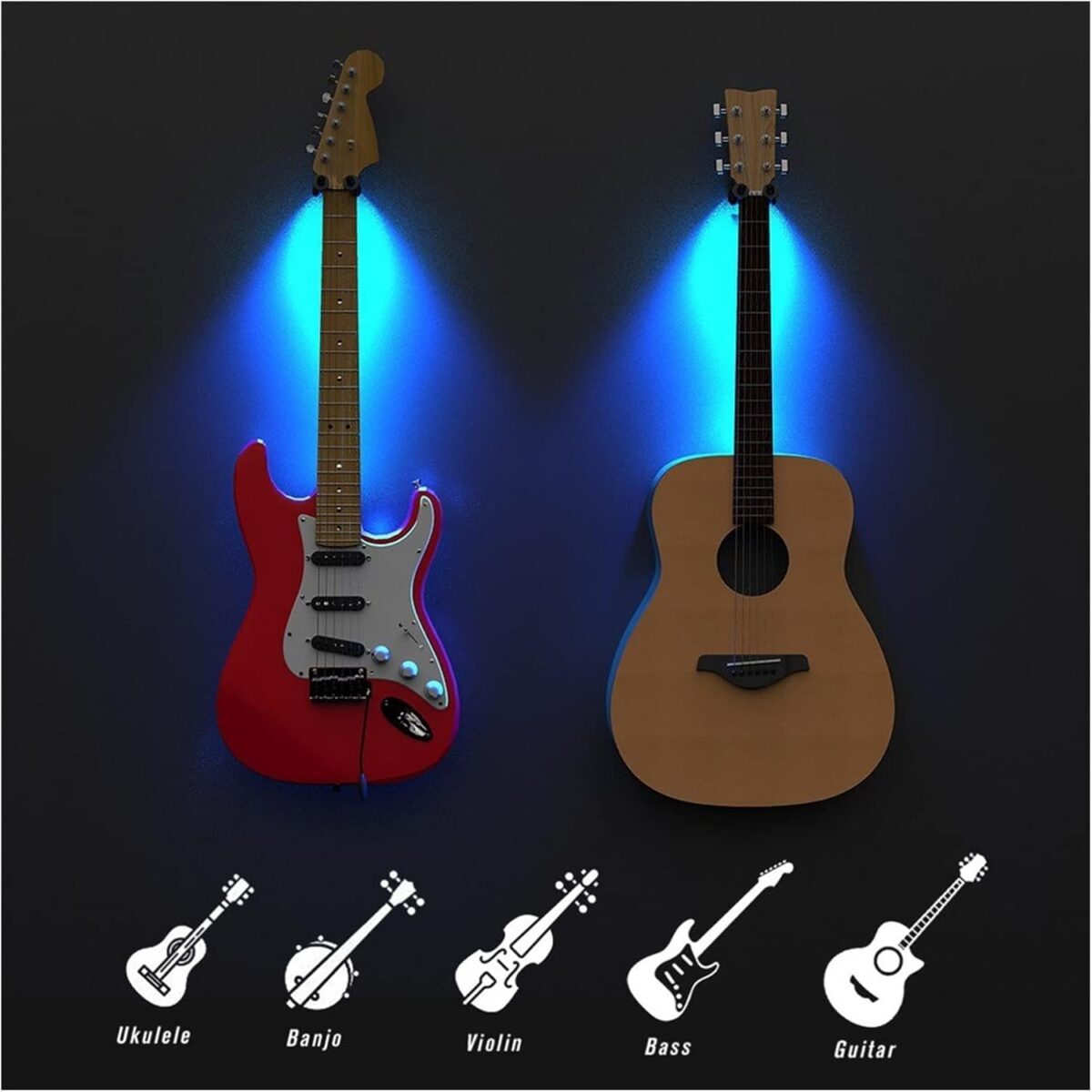 LED Guitar Stand🎸 - onlinemegasale.com