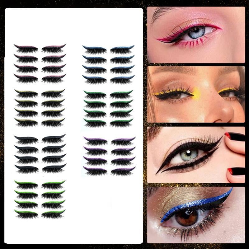 31a69ba94f47bacdcb753d098789b53bd5537e43 Reusable Eyeliner And Eyelash Stickers (4 Pairs) - onlinemegasale.com