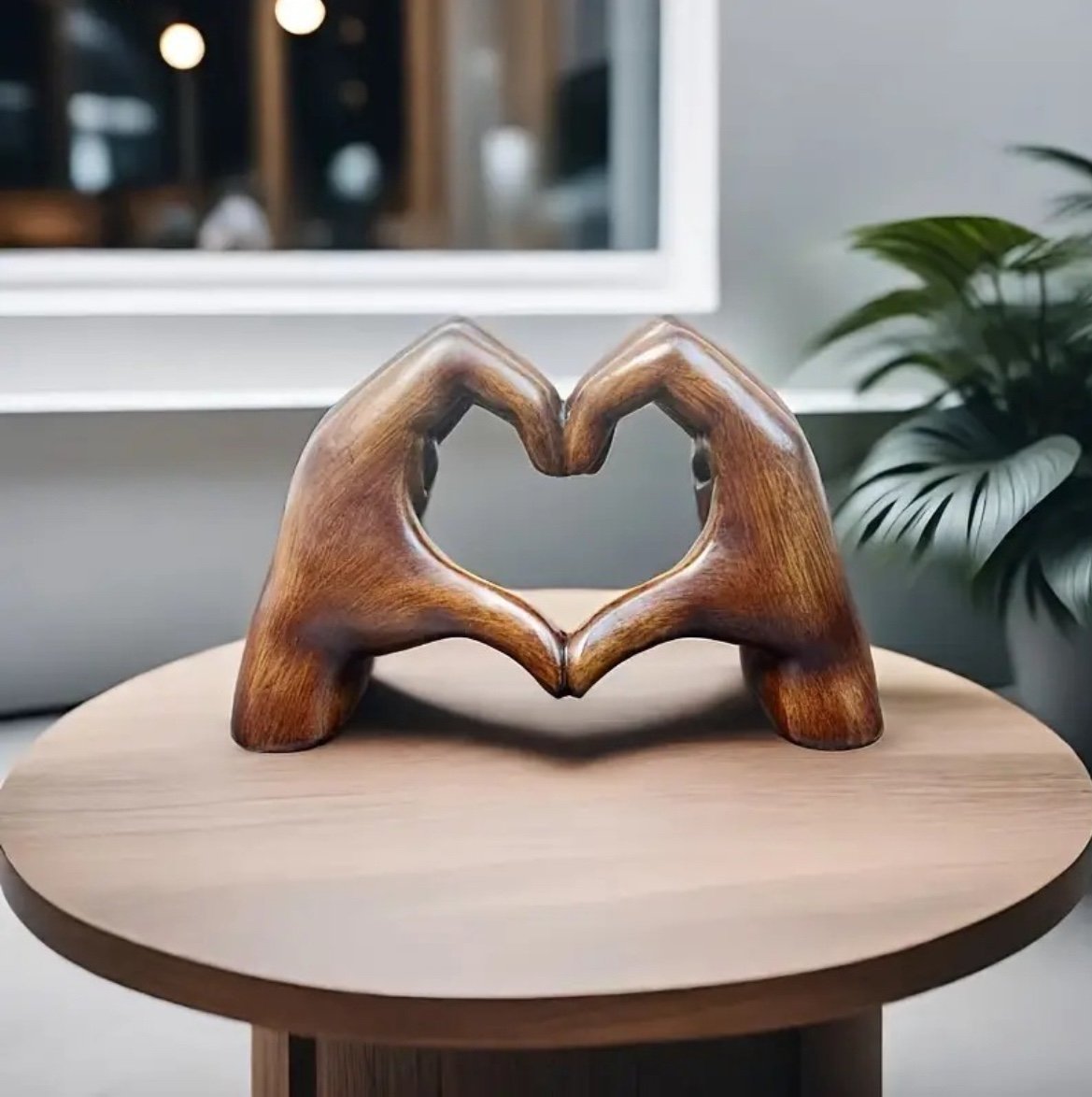 ❤️My gift of love to you - wooden sculpture - onlinemegasale.com
