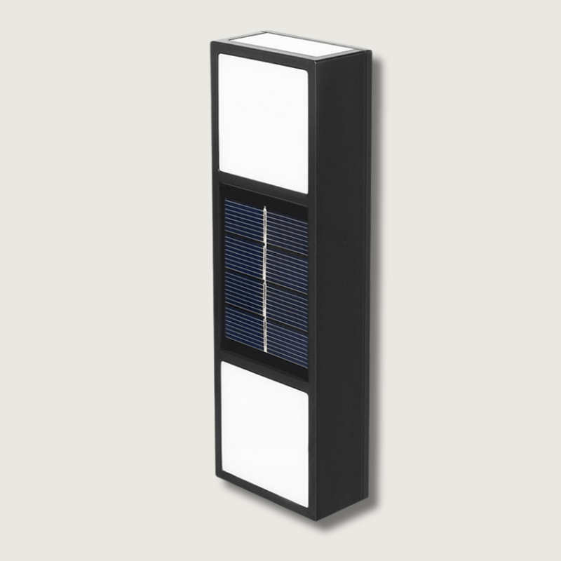 36 FenceGlow - Outdoor Solar LED Wall Light with Ambient Lighting - onlinemegasale.com