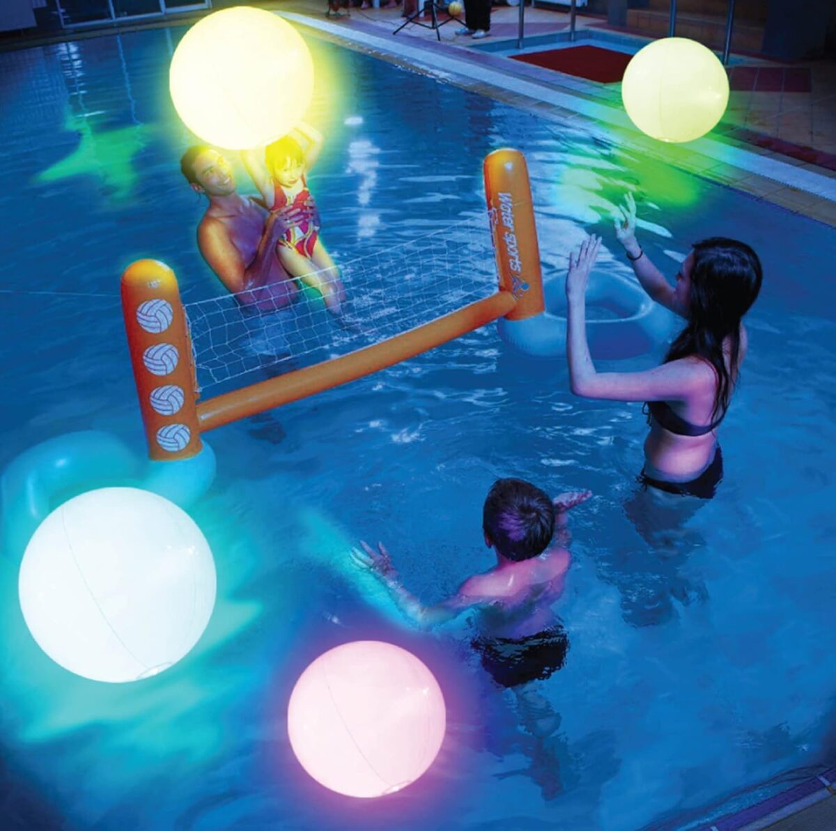 Pool Decoration🎉LED Light 16 Colors Luminous Beach Ball - onlinemegasale.com