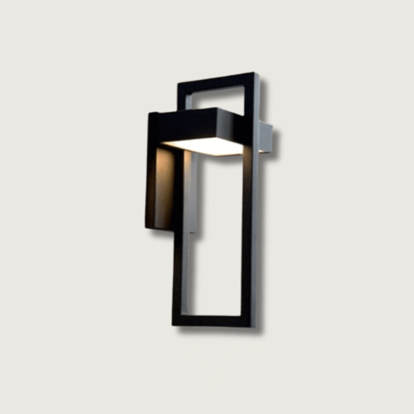 DesignGlow - Stylish Geometric Outdoor Lamp for Modern Living