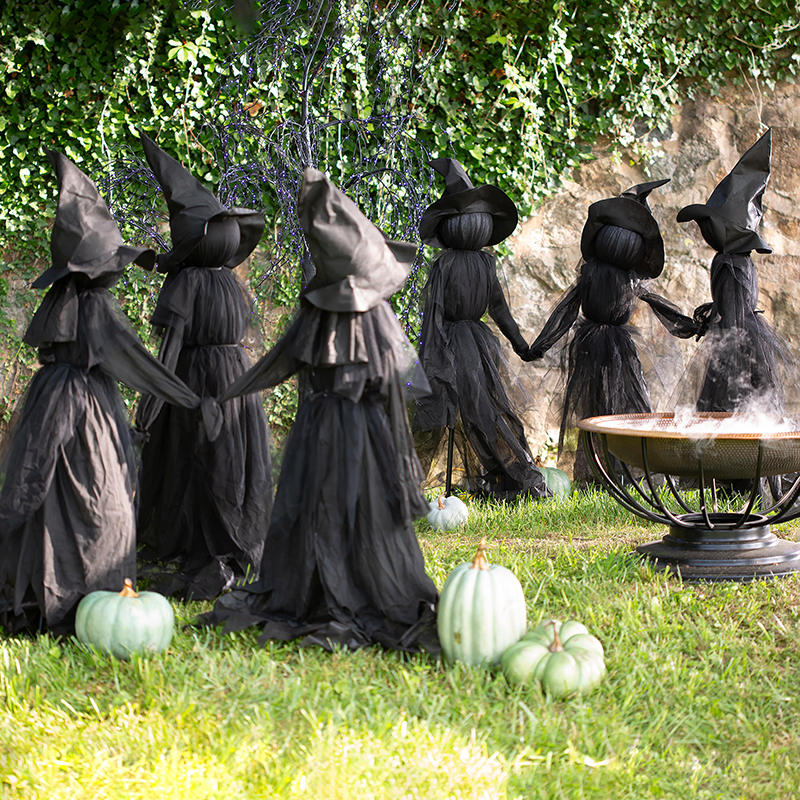 🎃Halloween's hottest items - Lighted Halloween Witch Stakes - onlinemegasale.com