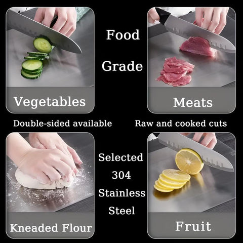 Premium Stainless Steel Cutting Board - onlinemegasale.com