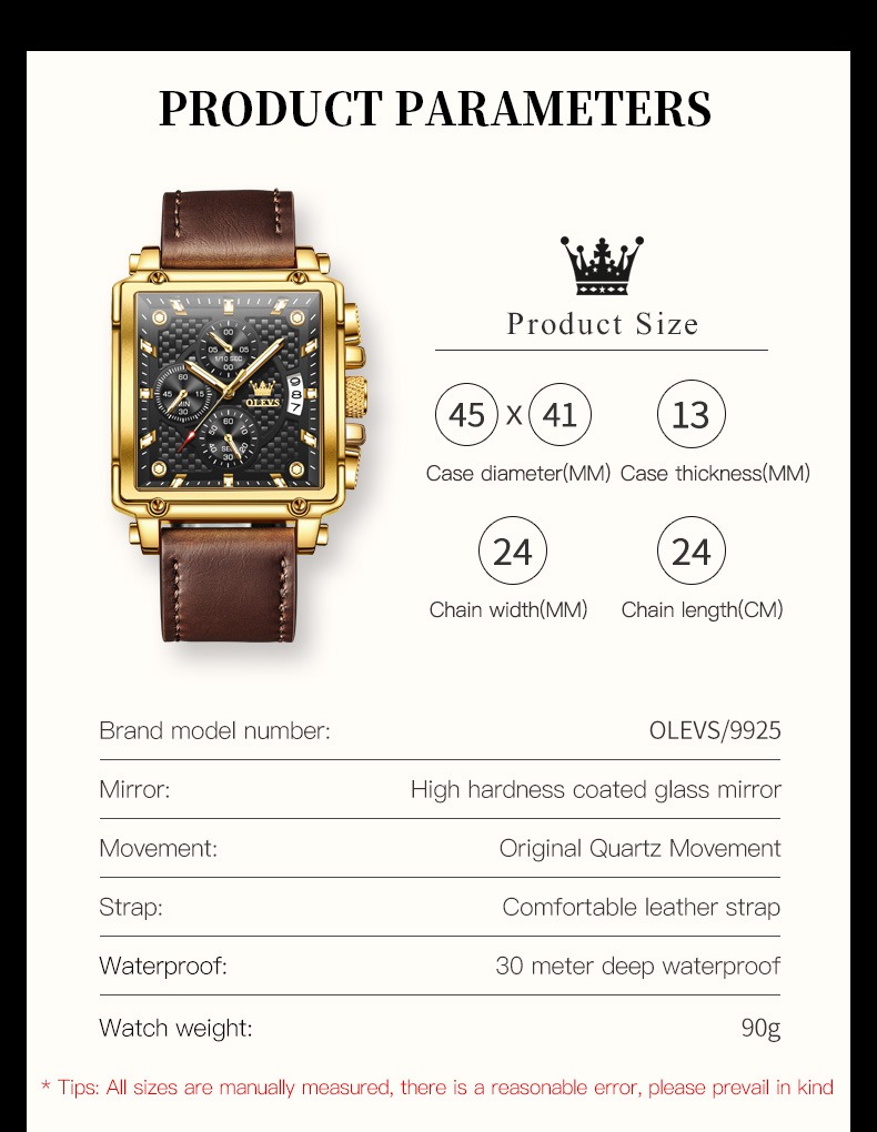 Luxury Diamond Crown Business Automatic Mechanical Watch - onlinemegasale.com