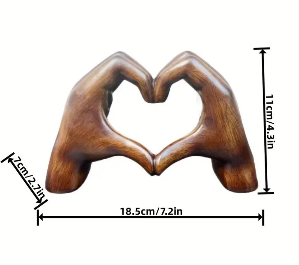 ❤️My gift of love to you - wooden sculpture - onlinemegasale.com