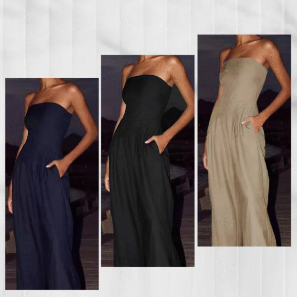 June™ - Comfortable Strapless Jumpsuit