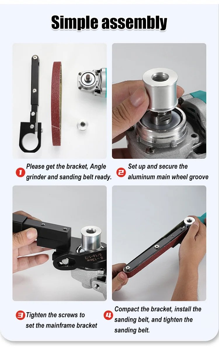 🔥Angle grinder modified belt sander - onlinemegasale.com