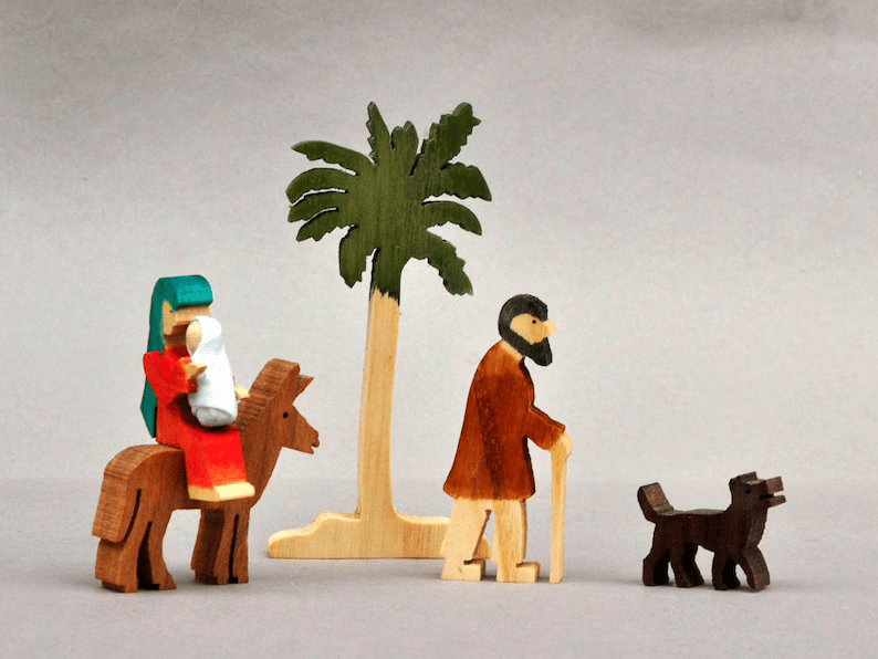 The Christmas Story Unique Nativity Set Wooden Nativity Scene - onlinemegasale.com