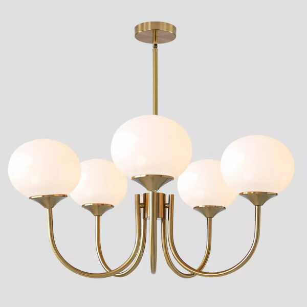 Marshmallow chandelier 5 heads ∅ 26.4″ x H 13.4″ / Dia 67cm x H 34cm